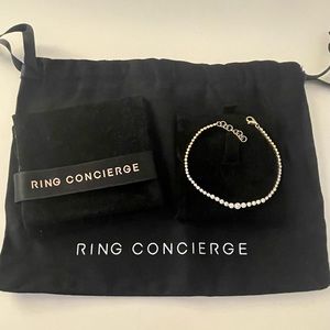 Ring Concierge Graduated Bezel Diamond Tennis Bracelet Yellow Gold